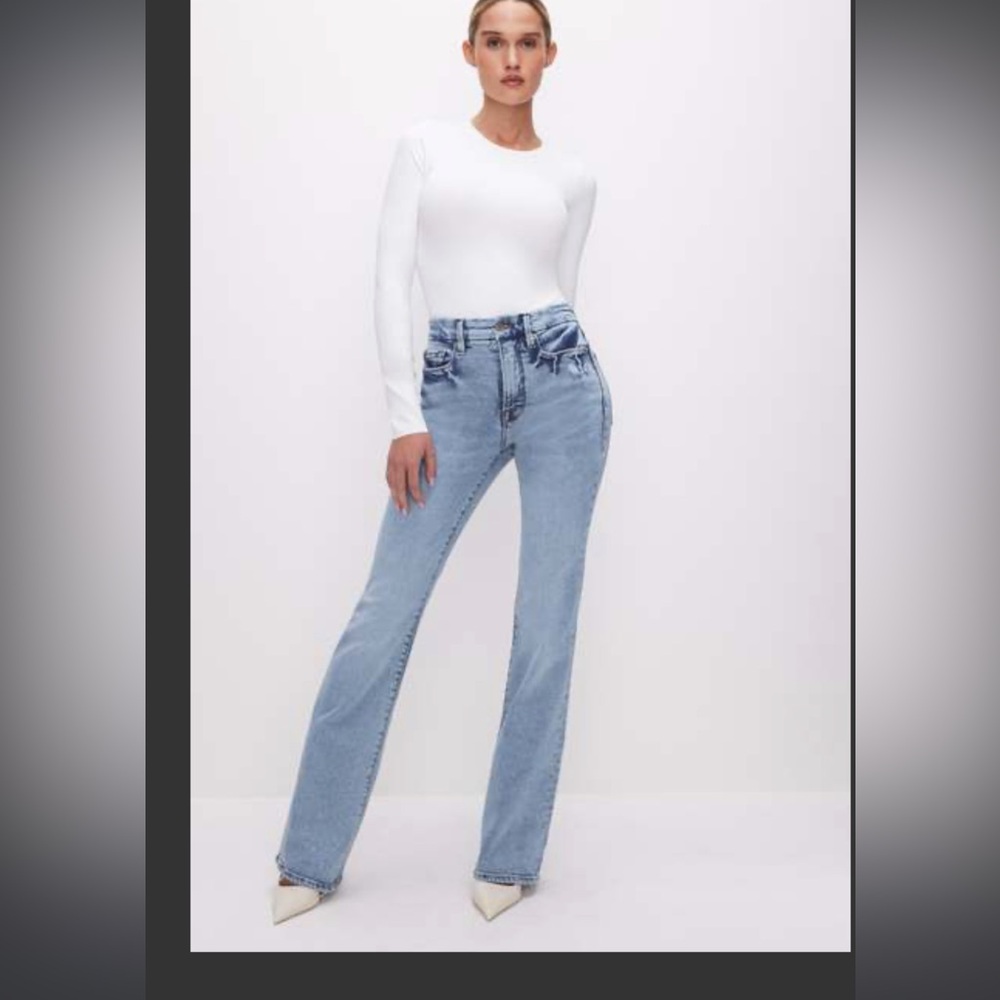 Good American 	GOOD CLASSIC SLIM BOOTCUT LIGHT COMPRESSION